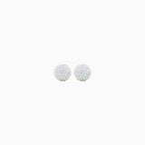 8 mm Birthstone Sparkle Ball Stud Earrings