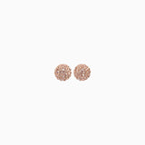 8 mm Sparkle Ball Stud Earrings