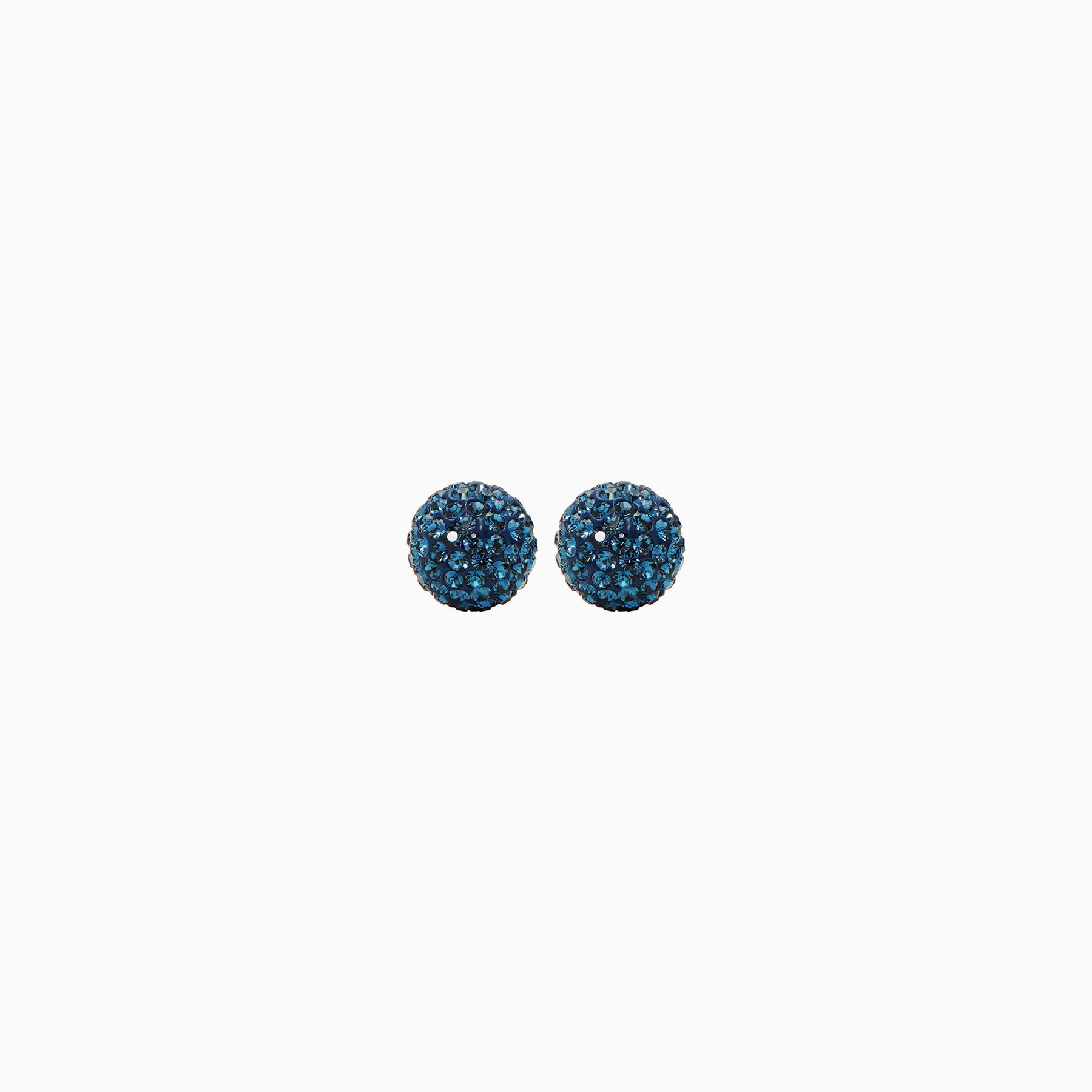 8 mm Birthstone Sparkle Ball Stud Earrings