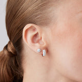 Snowflake Sparkle Ball Earring