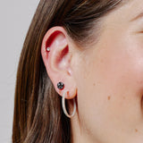 Starlight Sparkle Ball Stud Earrings