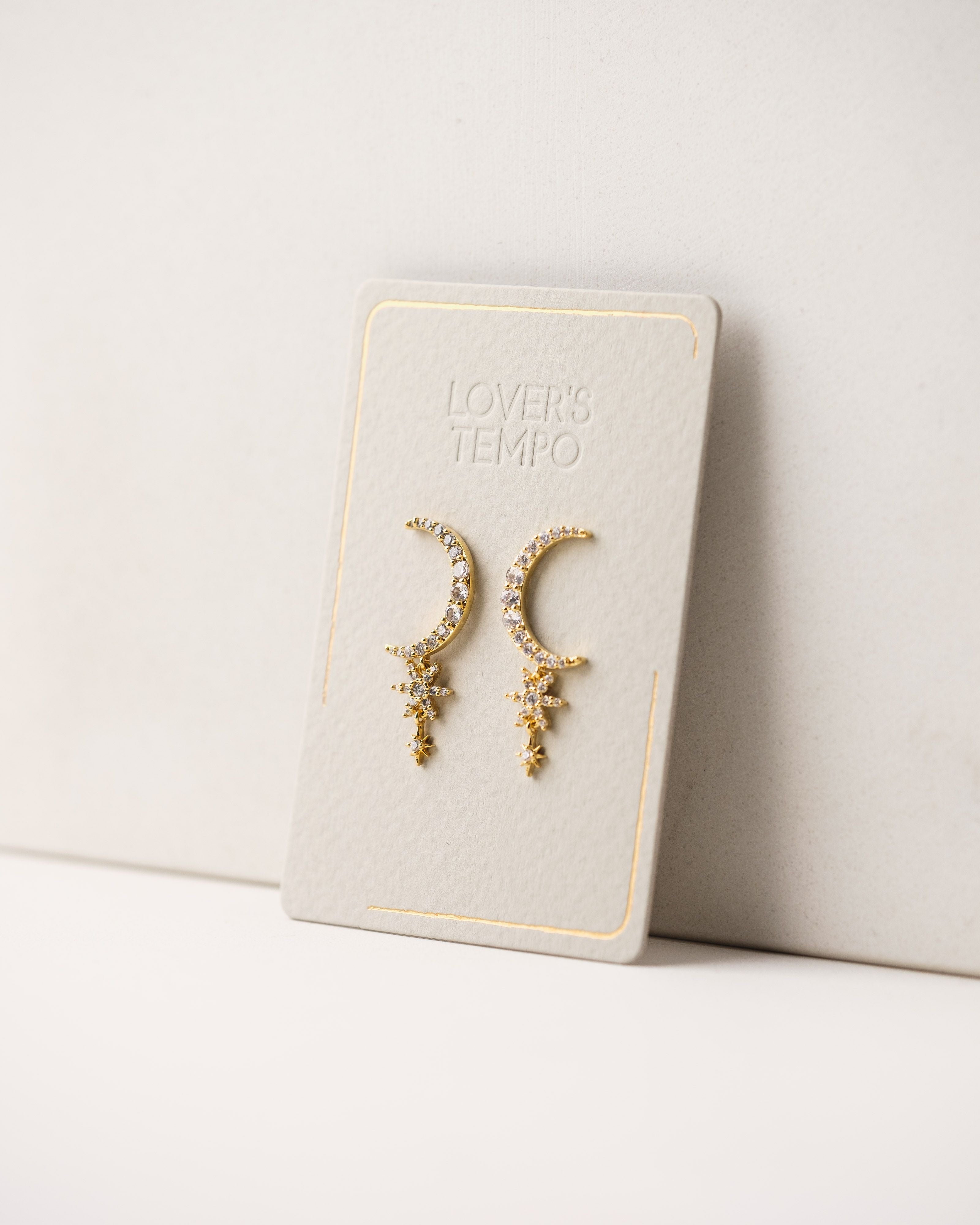 Lune Moon Drop Earrings
