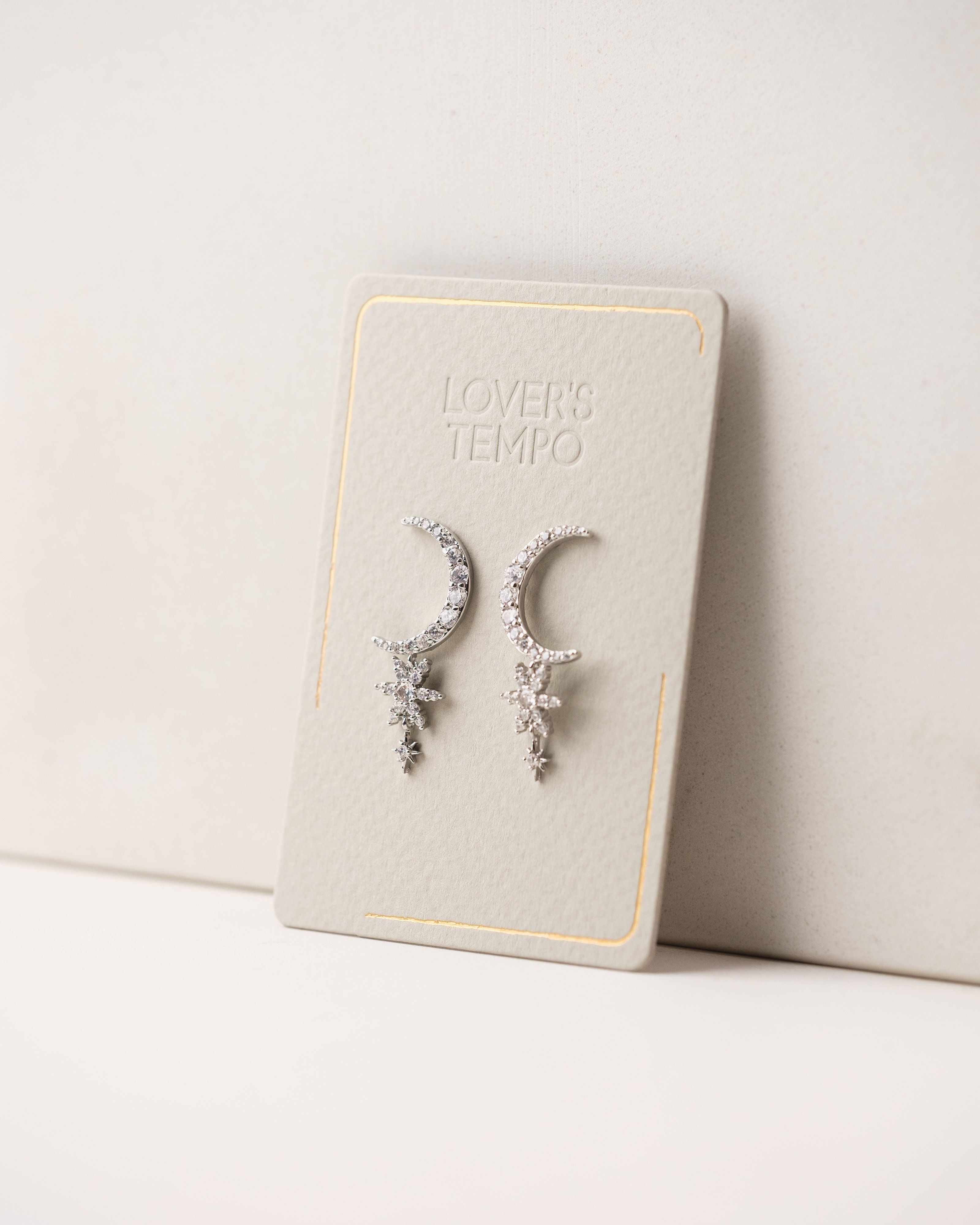Lune Moon Drop Earrings