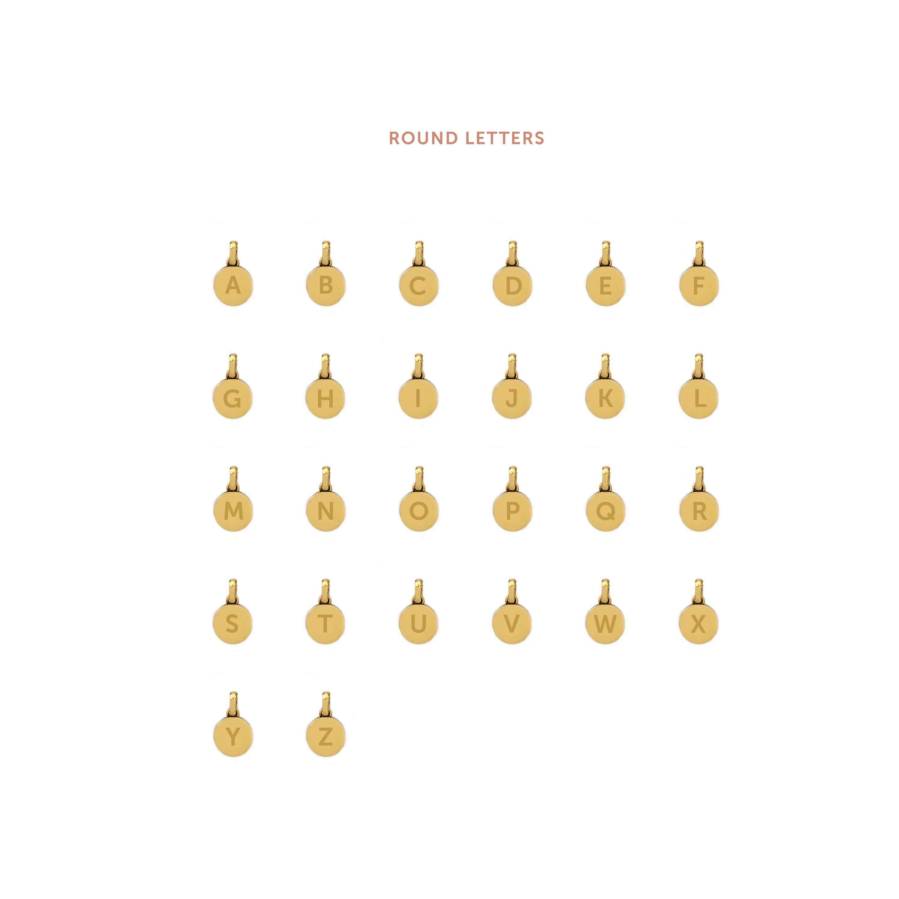 Engraved Initial Necklace