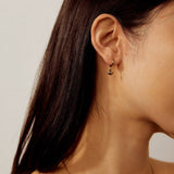 Demi-fine Shell Charm Earring