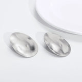 Oval Disc Studs