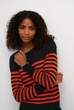 Lizza Striped Pullover