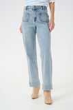 Giselle Scallop Hem Jeans