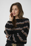 Wavy Knit Pullover