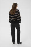 Wavy Knit Pullover
