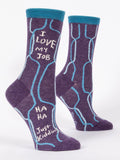 Love My Job Crew Socks