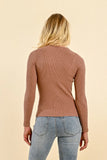 Fine Ribbed Knit Top