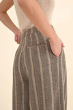 Herringbone Wide Leg Pant