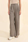 Herringbone Wide Leg Pant