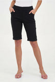 Black Pull On Shorts