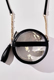 Round Crossbody Clear Bag