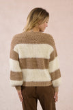 Two Tone Fuzzy Sweater
