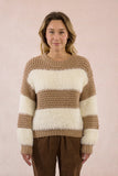 Two Tone Fuzzy Sweater