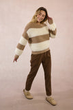 Two Tone Fuzzy Sweater
