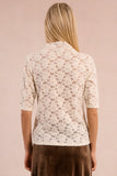 Lace Half Sleeves Top