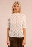 Lace Half Sleeves Top