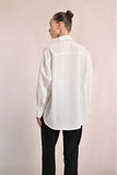 Crisp White Collar Blouse