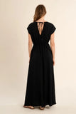 Elasticated Waist Maxi Dress