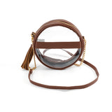 Round Crossbody Clear Bag