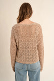 Open Work Knit Cardigan
