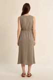 Drawstring Shirt Dress