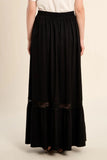 Open Work Maxi Skirt