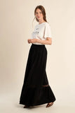 Open Work Maxi Skirt