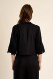 Cropped Cotton Blouse