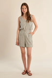 Cotton Stripe Shorts