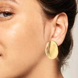 Oval Disc Studs