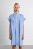 Smocked Shirt Dress