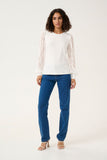 Nima Lace & Knit Blouse