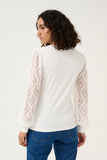 Nima Lace & Knit Blouse