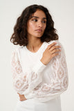 Nima Lace & Knit Blouse