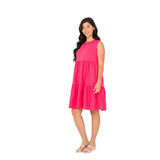 Raspberry Tiered Dress
