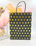 Gold Dot Gift Bag