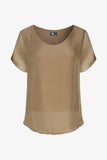 Silk Mocha Blouse