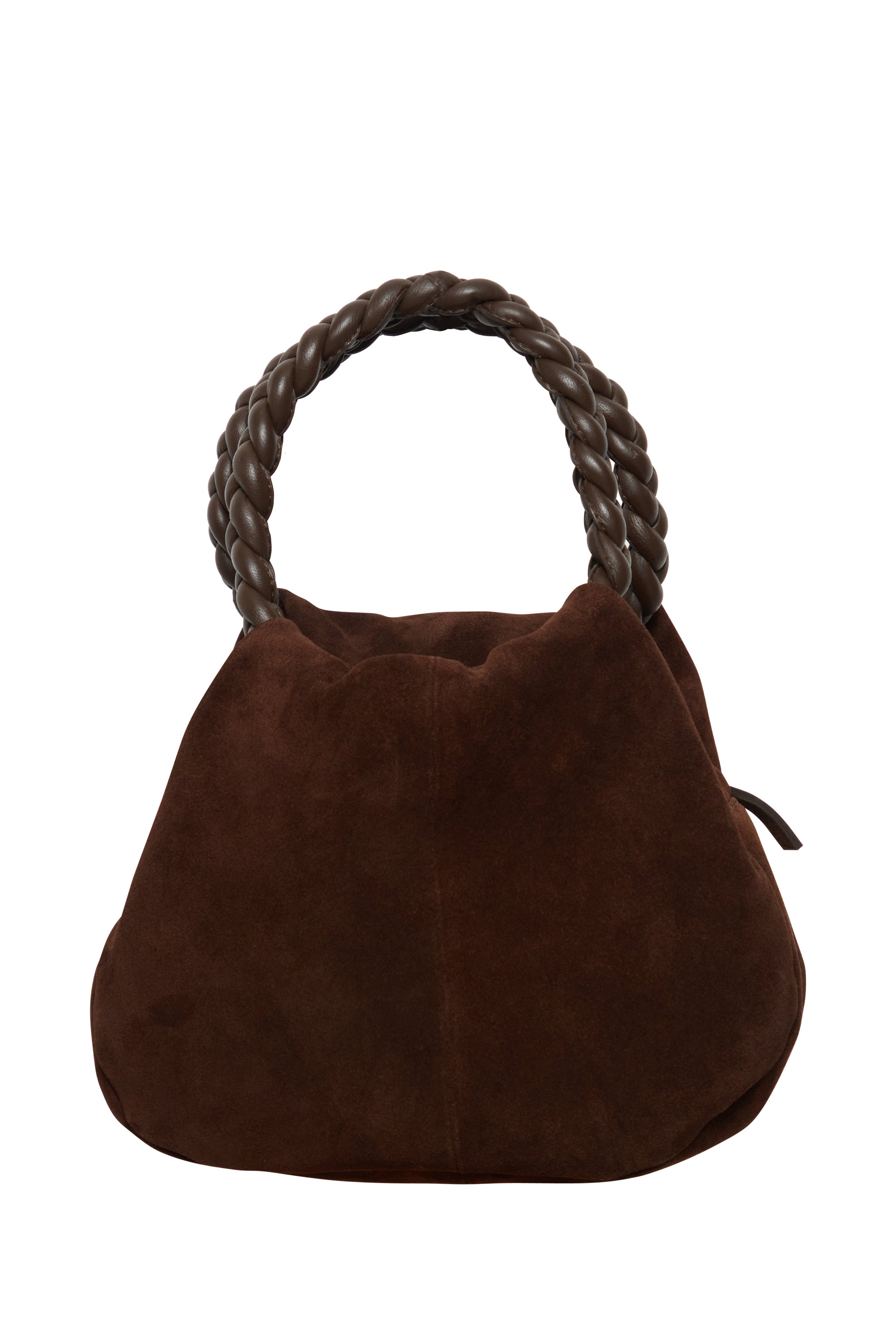 Braided Handle Leather Bag
