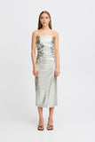 Silver Metallic Dress