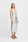 Silver Metallic Dress