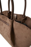 Faux Suede Shopper Bag