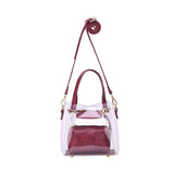 Clear Mini Tote/Crossbody Bag