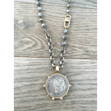 Equestrian Grey Jasper Necklace