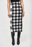 Gingham Knit Skirt