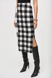 Gingham Knit Skirt